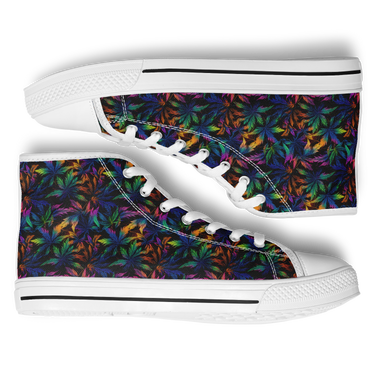 Chokefish™ Urban Peak Retro High Tops-Cannabis-011